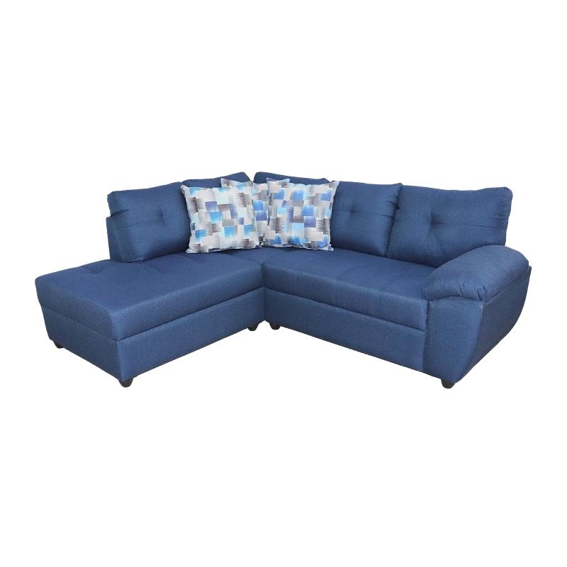 Sala Esquinera Azul con Chaise Izquierdo