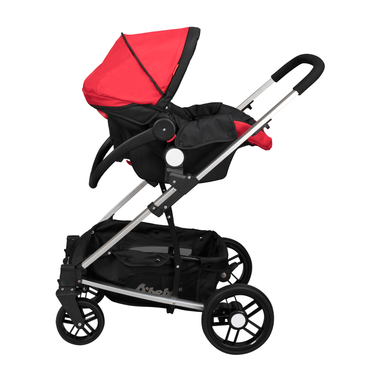 CARRIOLA Y AUTO-ASIENTO D'BEBE TRAVEL SYSTEM CROWN ROJO ENDY15*.