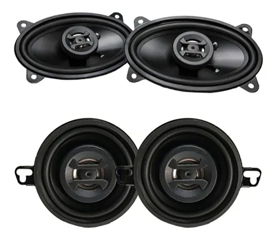 Paquete  Estereo Y Bocinas Spark Matiz Hifonics XS46CX, ZS46CX y XRM69RGB