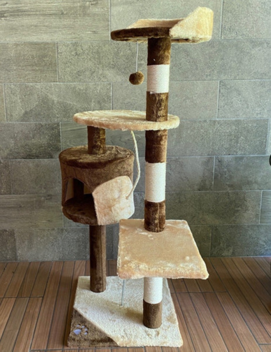 Rascador Para Gatos Arbol Trepador Cafe