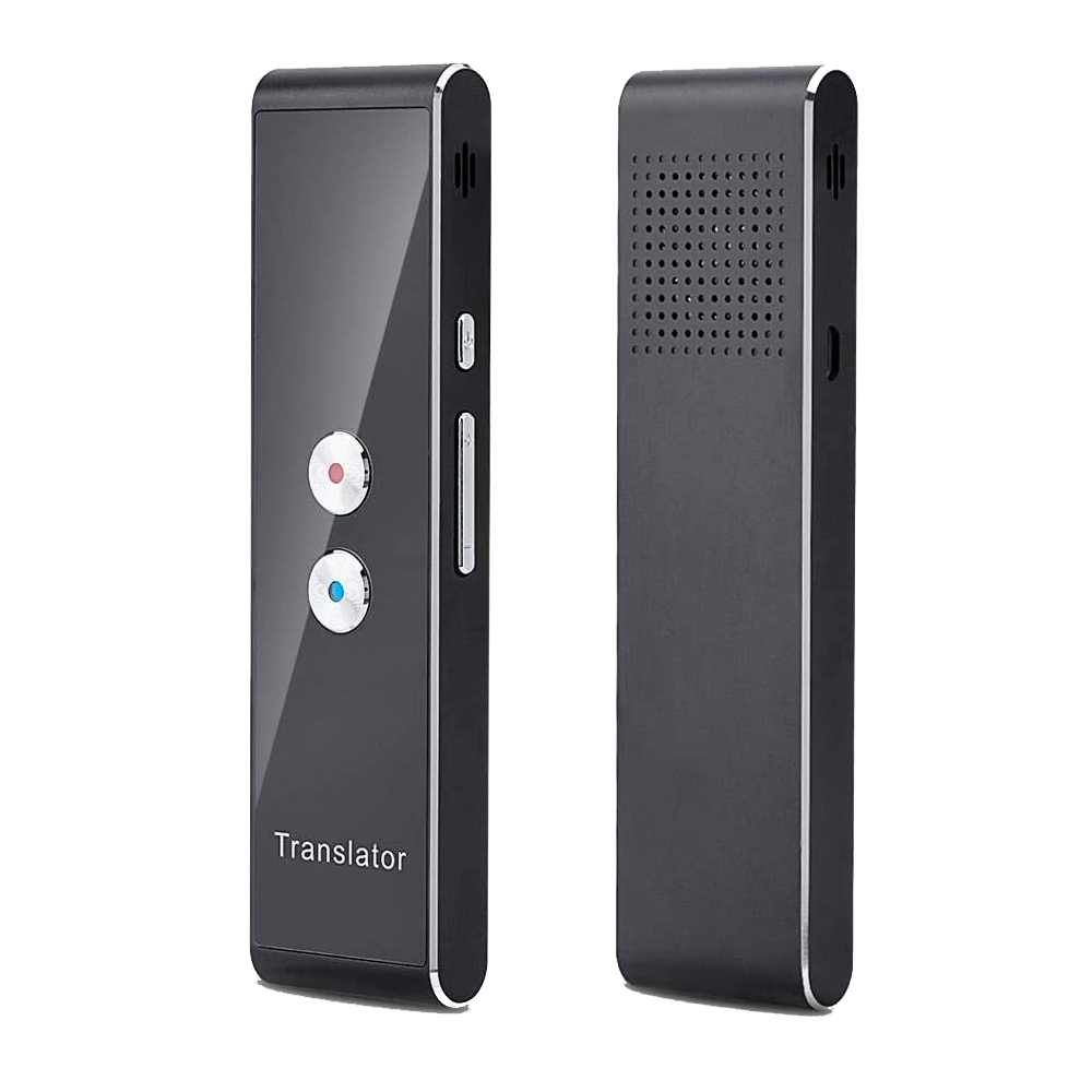 Traductor De Voz Inteligente con Más de 30 Idiomas Color Negro