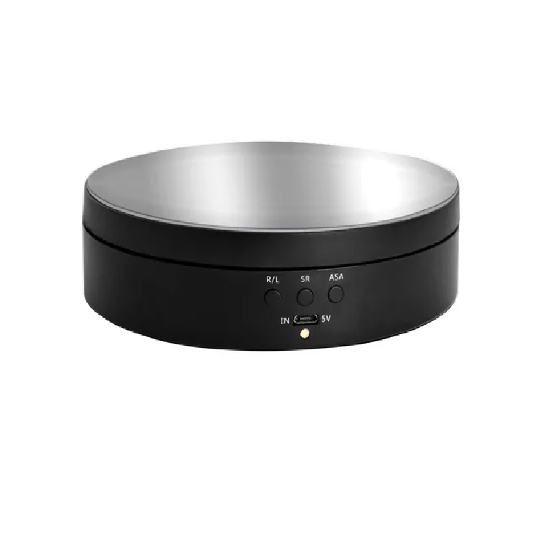 Base Giratoria Eléctrica De 3 Velocidades y 4 ángulos de giro, Soporta 3 Kg .