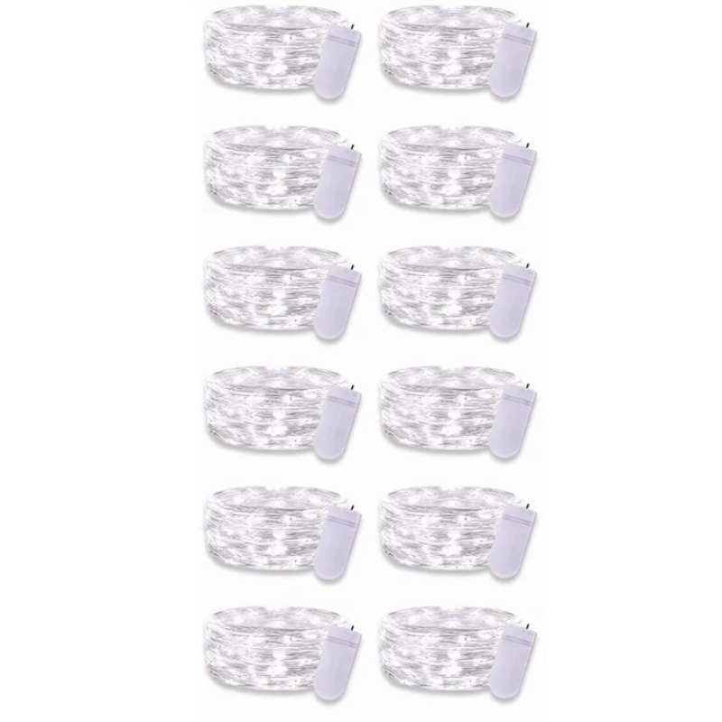 Luces Led Para Botellas De Vino 2m 20 Led A Pilas, 10 Uds