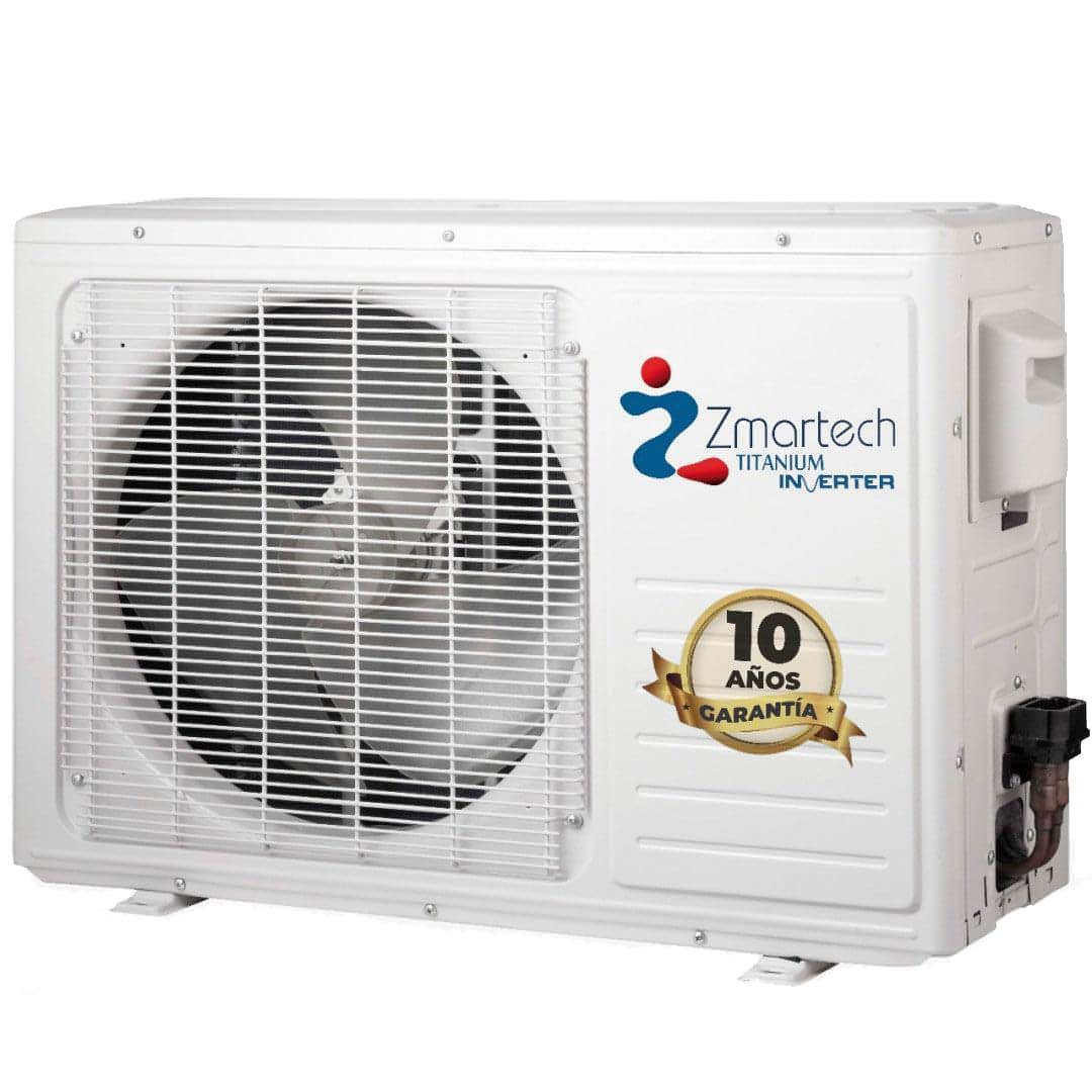 AIRE ACONDICIONADO ZMARTECH 12 BTUS 220W MINI SPLIT, GAS R410A, ANTICORROSIVO ECOLOGICO