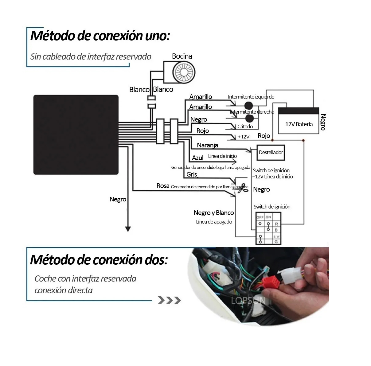 Alarma Arranque Control Remoto Para Moto Seguridad Antirrobo