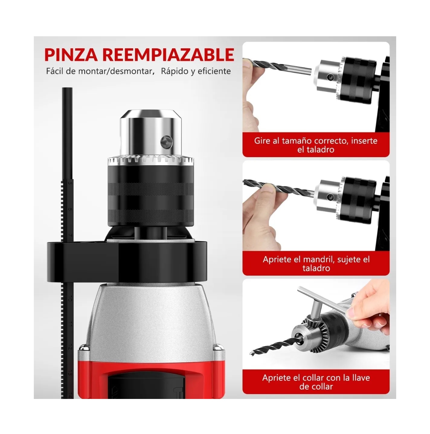 Rotomartillo Taladro Herramienta Perforador Sds 1/2'' 750w