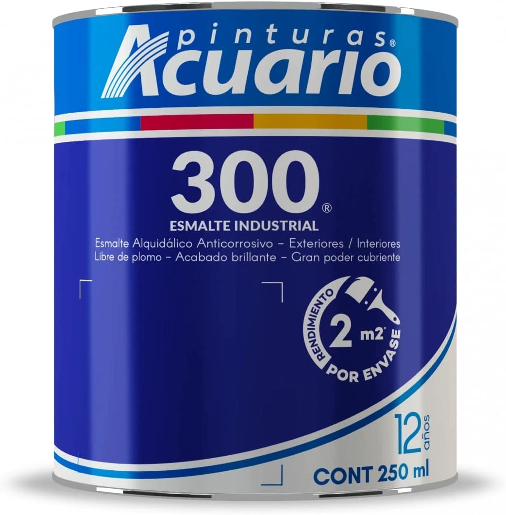 Pintura Esmalte 300 Color Azul intenso Acuario 250 Ml EA35002