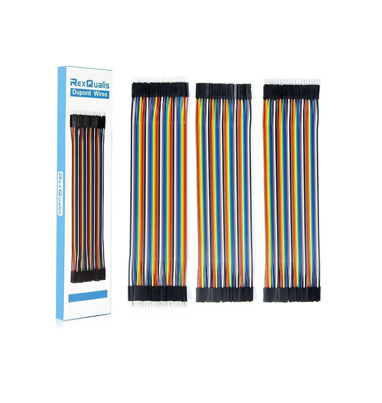 Kit Cables Jumpers Dupont H-h, M-m, H-m 20cm 