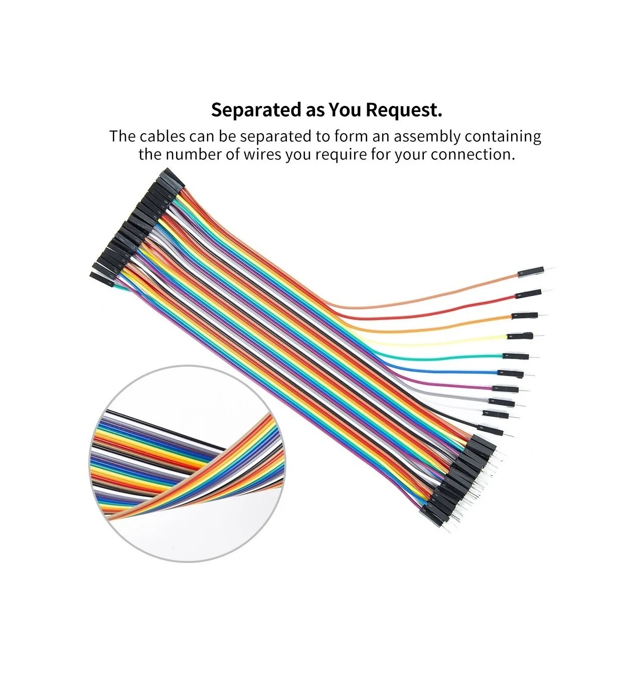 Kit Cables Jumpers Dupont H-h, M-m, H-m 20cm 