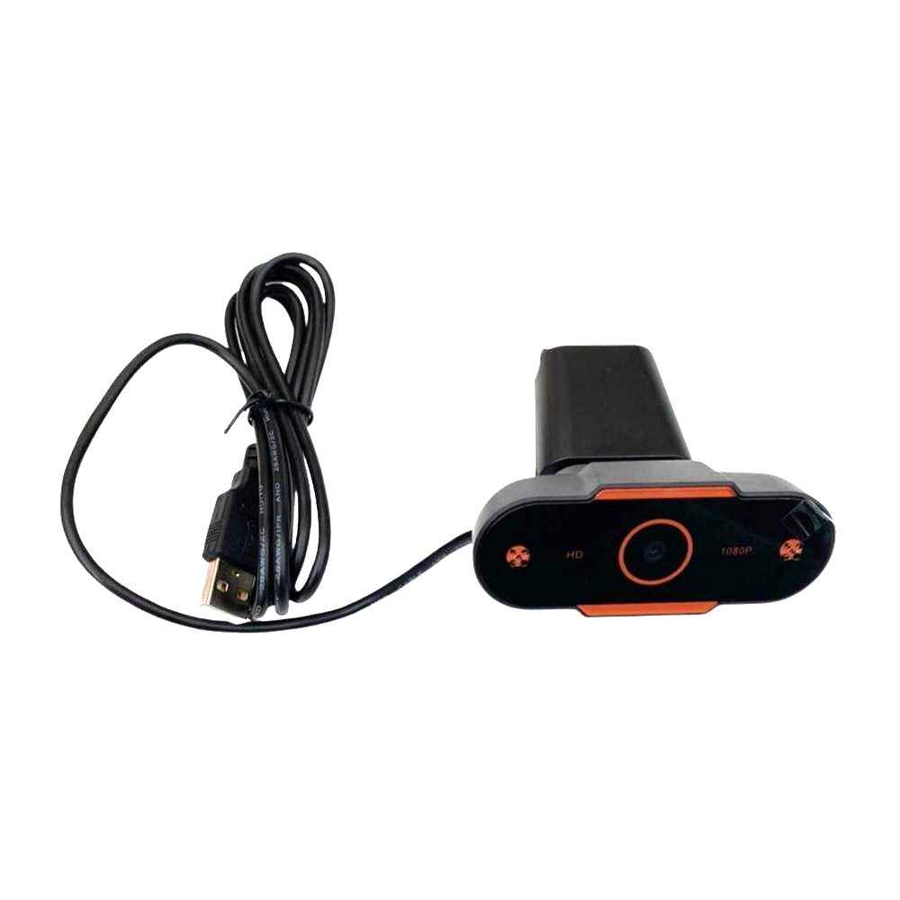 Cámara Web Fussion Acustic CAM-06 Con Micrófono - Negro