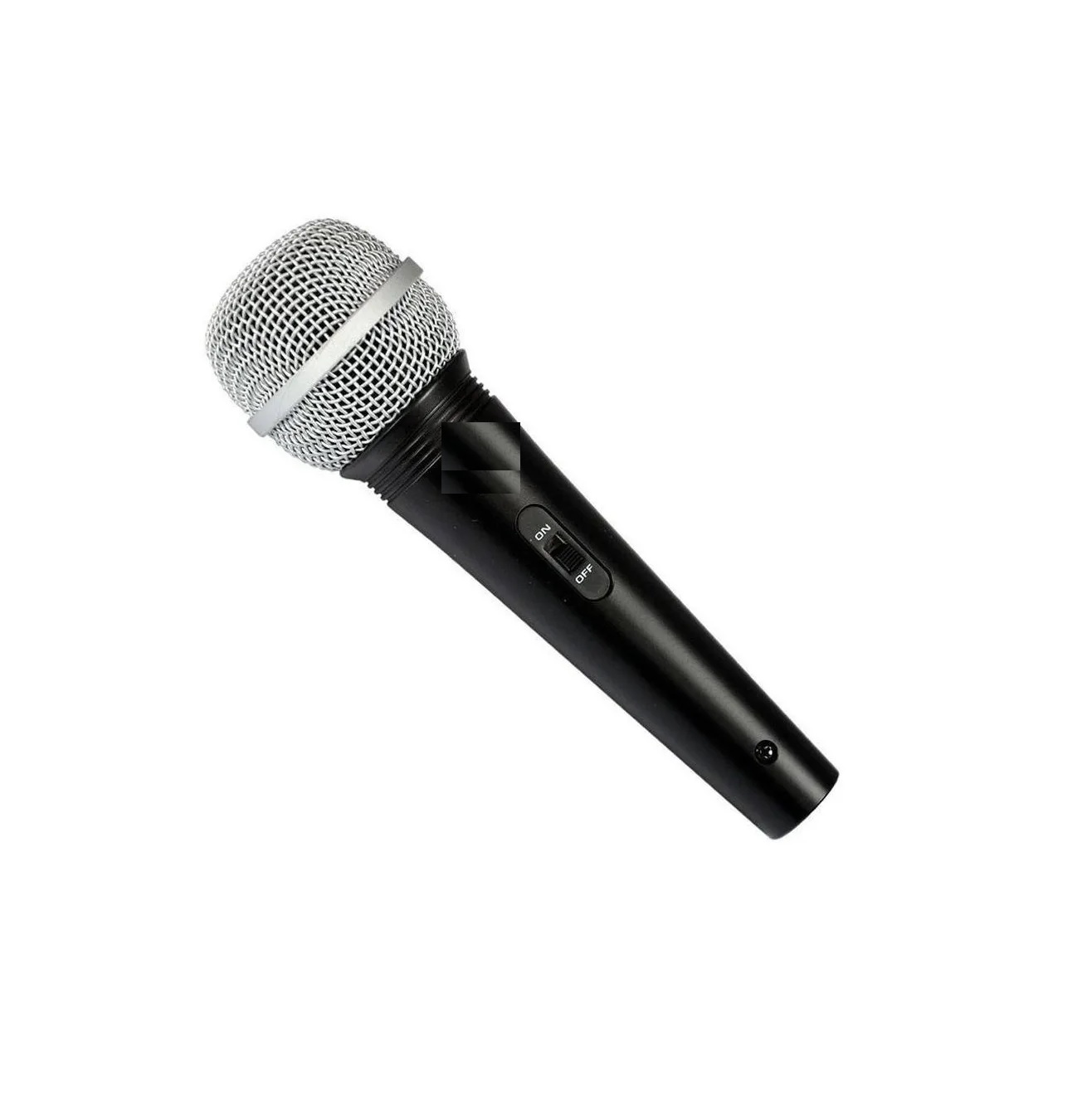 Micrófono dinámico cardioide negro/plateado