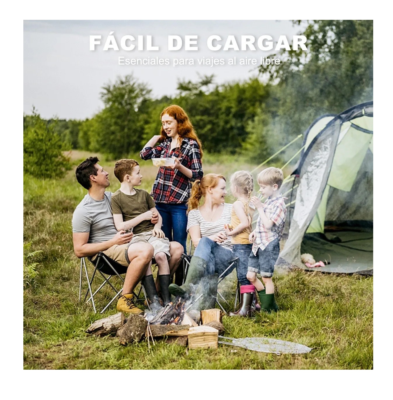 Silla Plegable Para Playa Camping Jardin Exterior Portátil