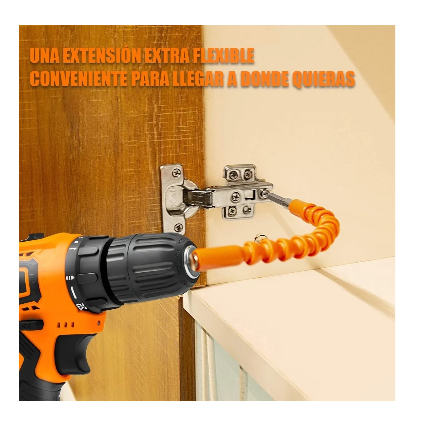 Kit Destornillador Taladro Eléctrico Atornillador Inalambrico