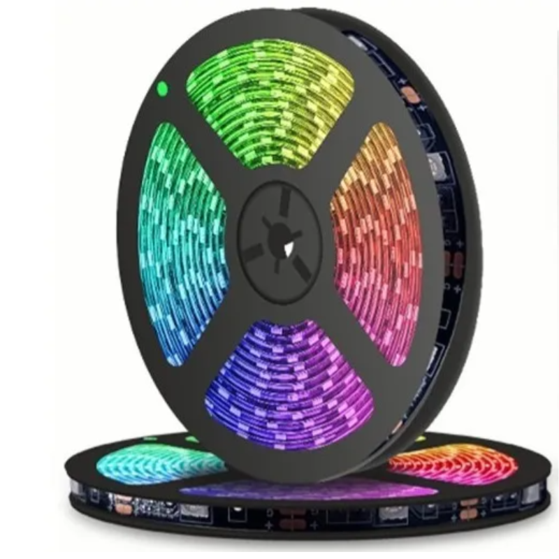 Tiras De Luces Led Rgb De 5 M Con Bluetooth/control Por App.