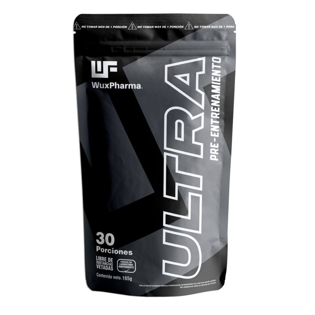 Oxido Nítrico Ultra Pre entreno WuxPharma 30 Servicios
