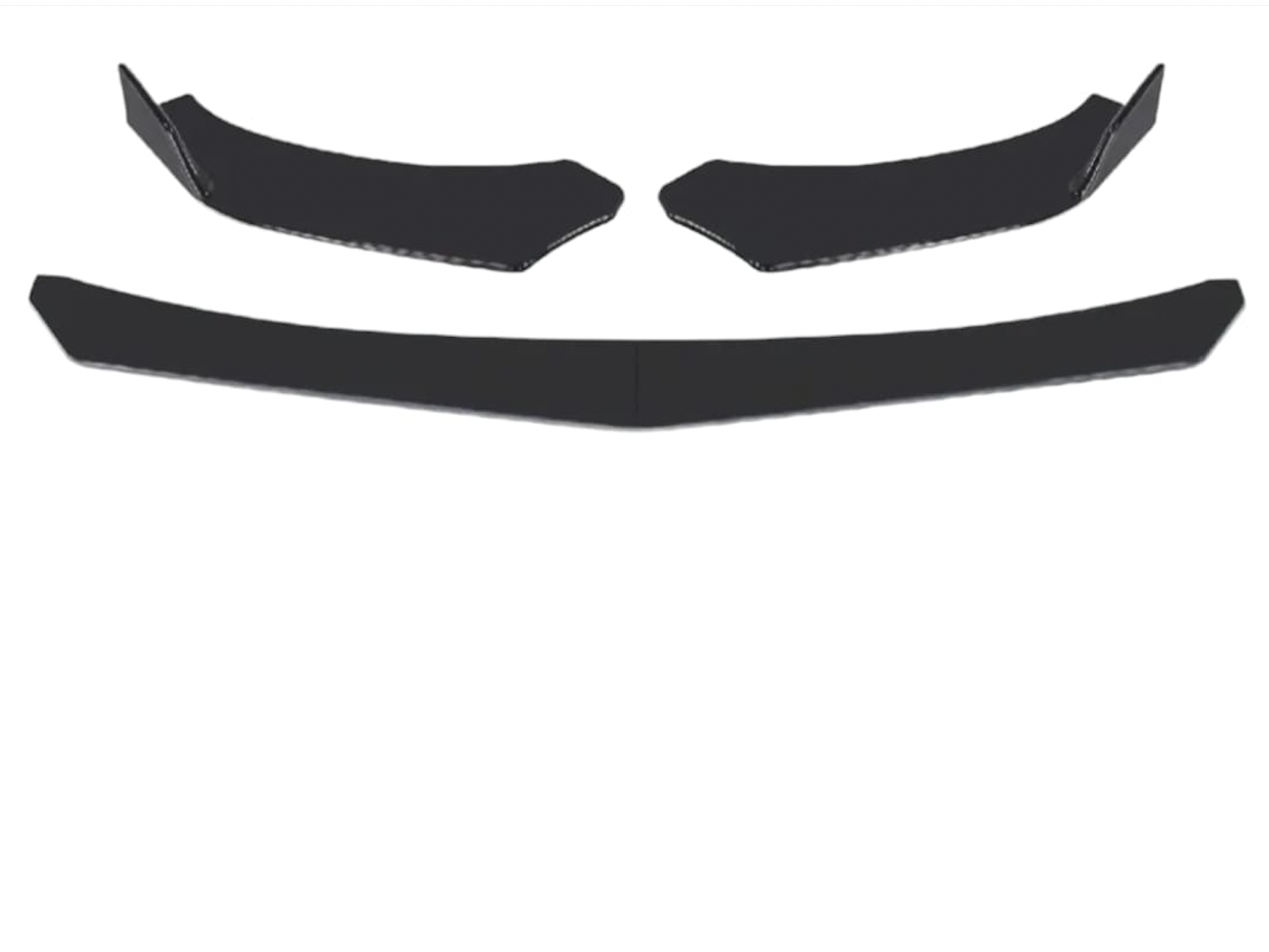 Lip Splitter Universal Plástico Facia Delantero 3 Piezas