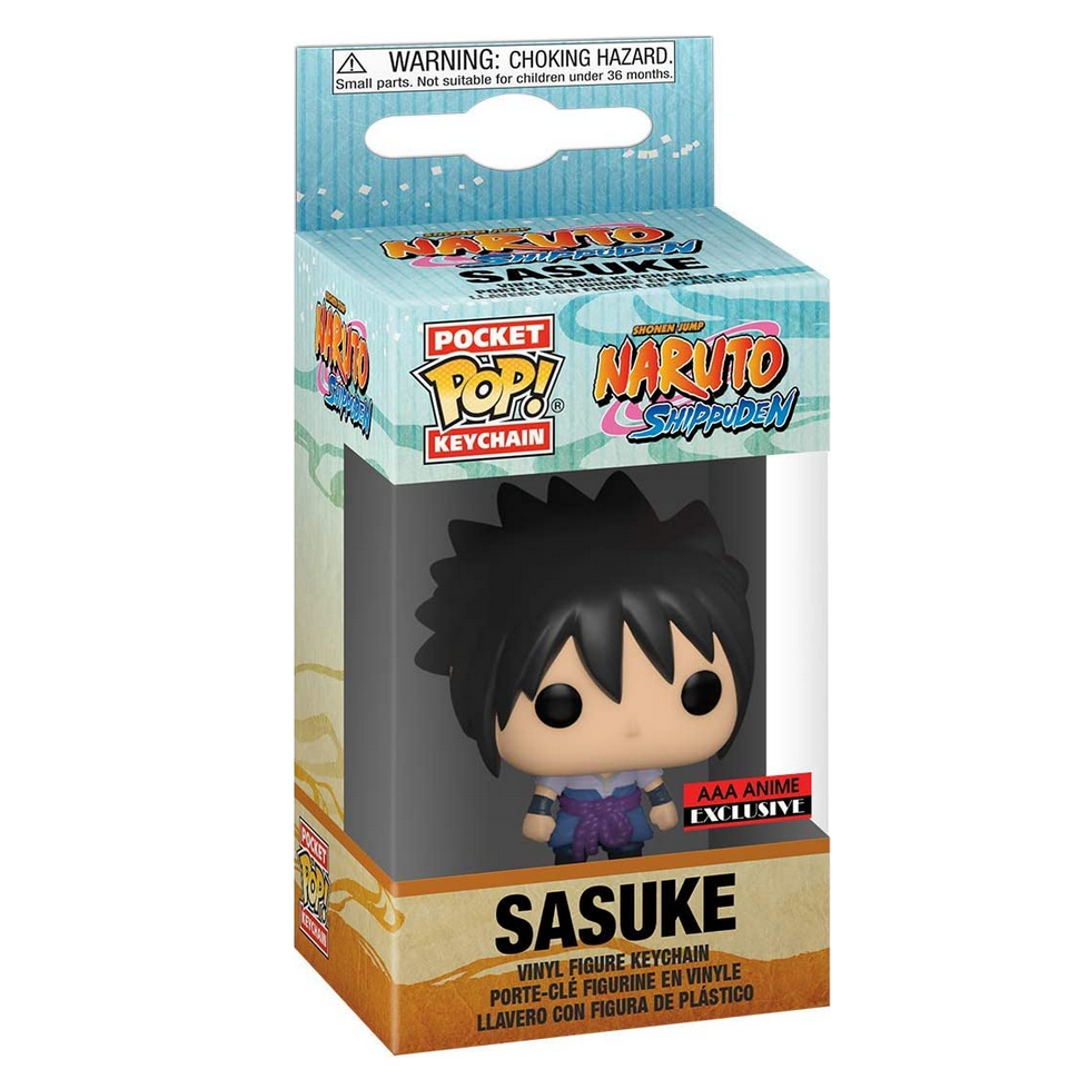 Llavero Funko Pocket Pop Sasuke Naruto Figura 3D