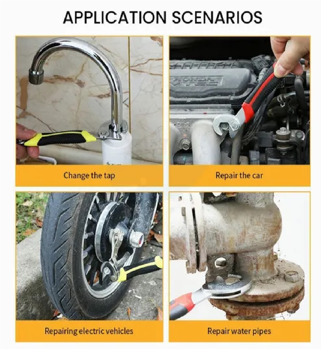 Duo Llave Inglesa Universal Ajustable Multiusos 9-32mm