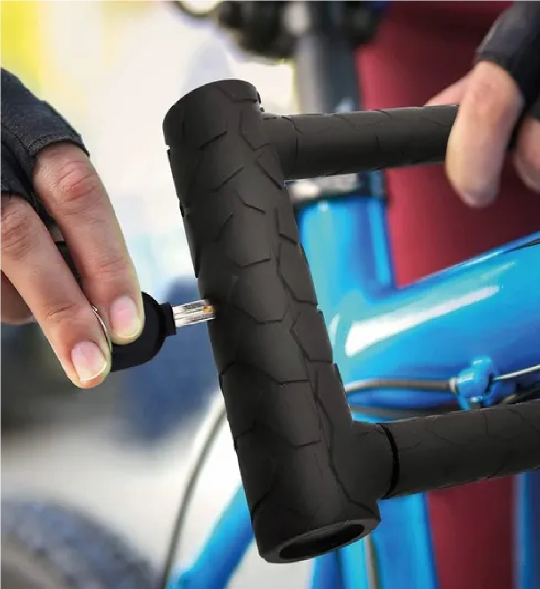 Candado Rigido Tipo U Para Bicicleta Motocicleta Con 2llaves