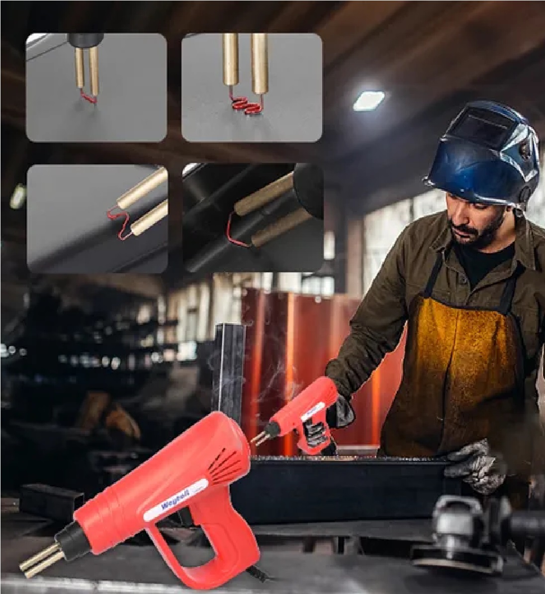 Pistola De Soldadura De Plástico Portátil De Mano, 70w