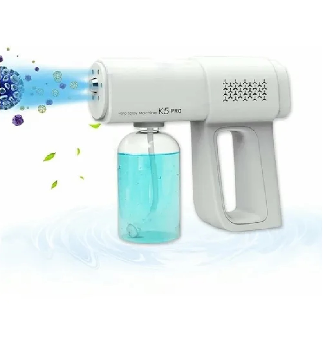 Desinfectante Pistola Sanitizante Nano Blu Spray Inalambrica