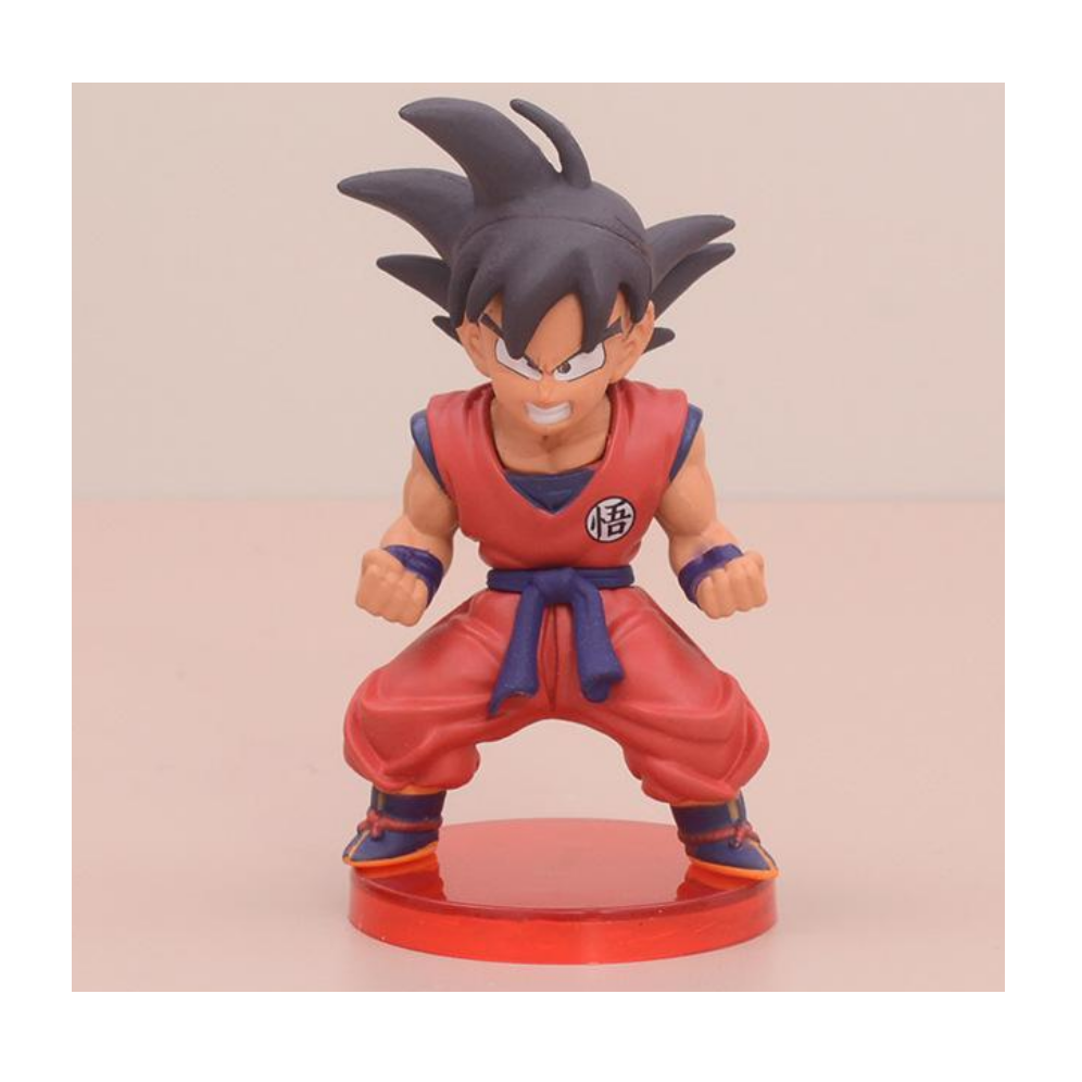 Kit 8 Juguetes Muñecos Dragon Ball Z Goku, Milk, Bulma, Gohan y Krilin