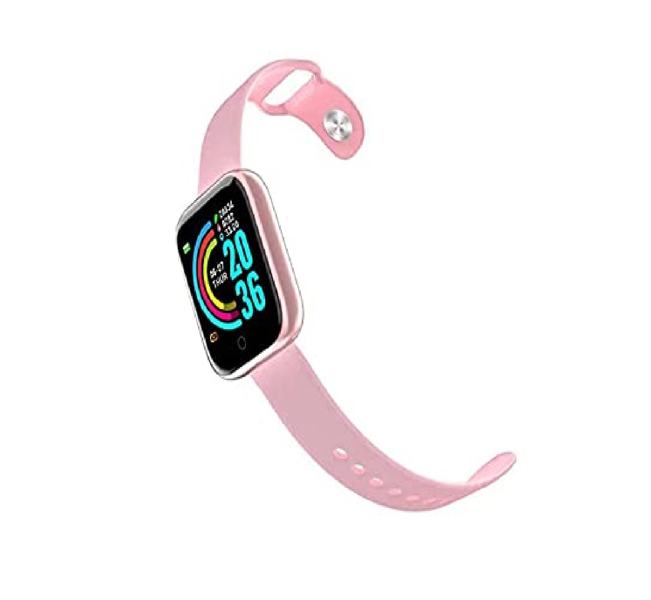 Smartwatch Y68 Goshoppingmx Reloj Inteligente Ejercicio Rosa