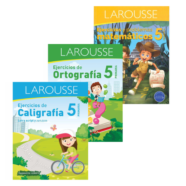 3 Libros de Ejercicios para 5º Primaria 