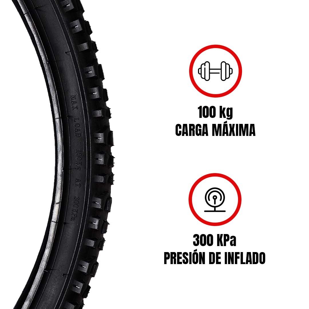 Llanta Mtb Para Bicicleta R26 X 2.125 Roller Montaña