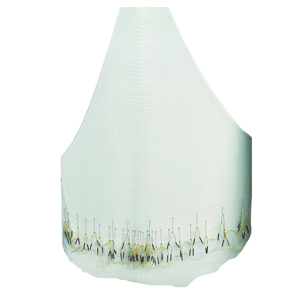 Atarraya con plomo abre 6.0 Metros color blanco
