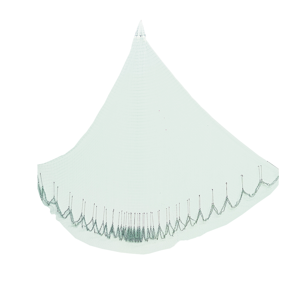 Atarraya con cadena abre 6.0 metros color blanco