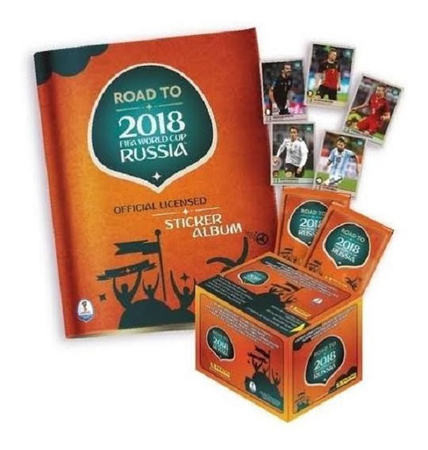 Caja con 50 Sobres de Road to Rusia 2018 - Panini