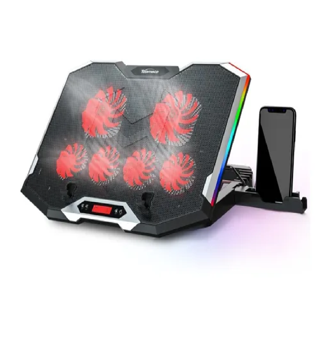 Enfriador Para Laptop De Juegos, Base De Refrigeración Rgb