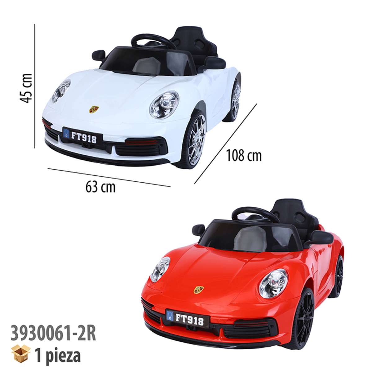 Carro Deportivo Montable Electrico Para Niños 