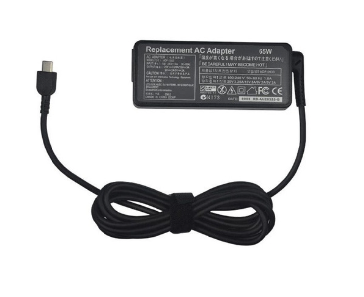 Cargador Compatible Lenovo Yoga 65w 3.25a Usb-c Adlx65ycc3a