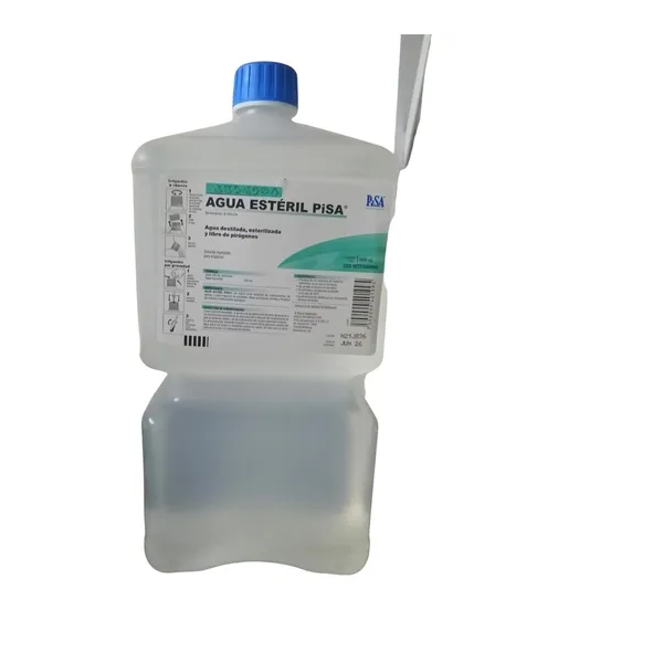 Agua Esteril 3 Lt Pisa Paquete C/3 Pzs De 3 Lts
