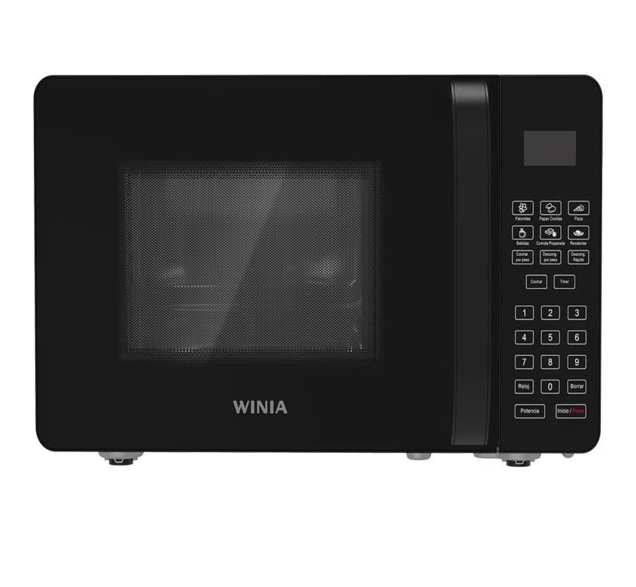 Horno De Microondas Negro 0.7" Marca Winia