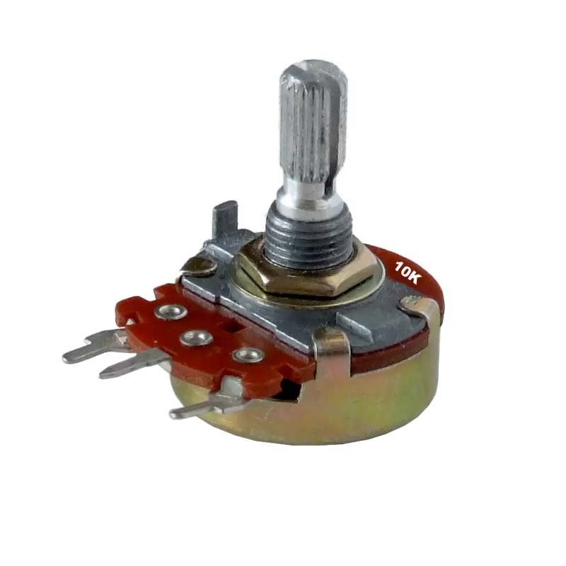 10 Piezas Potenciómetro Lineal 10K