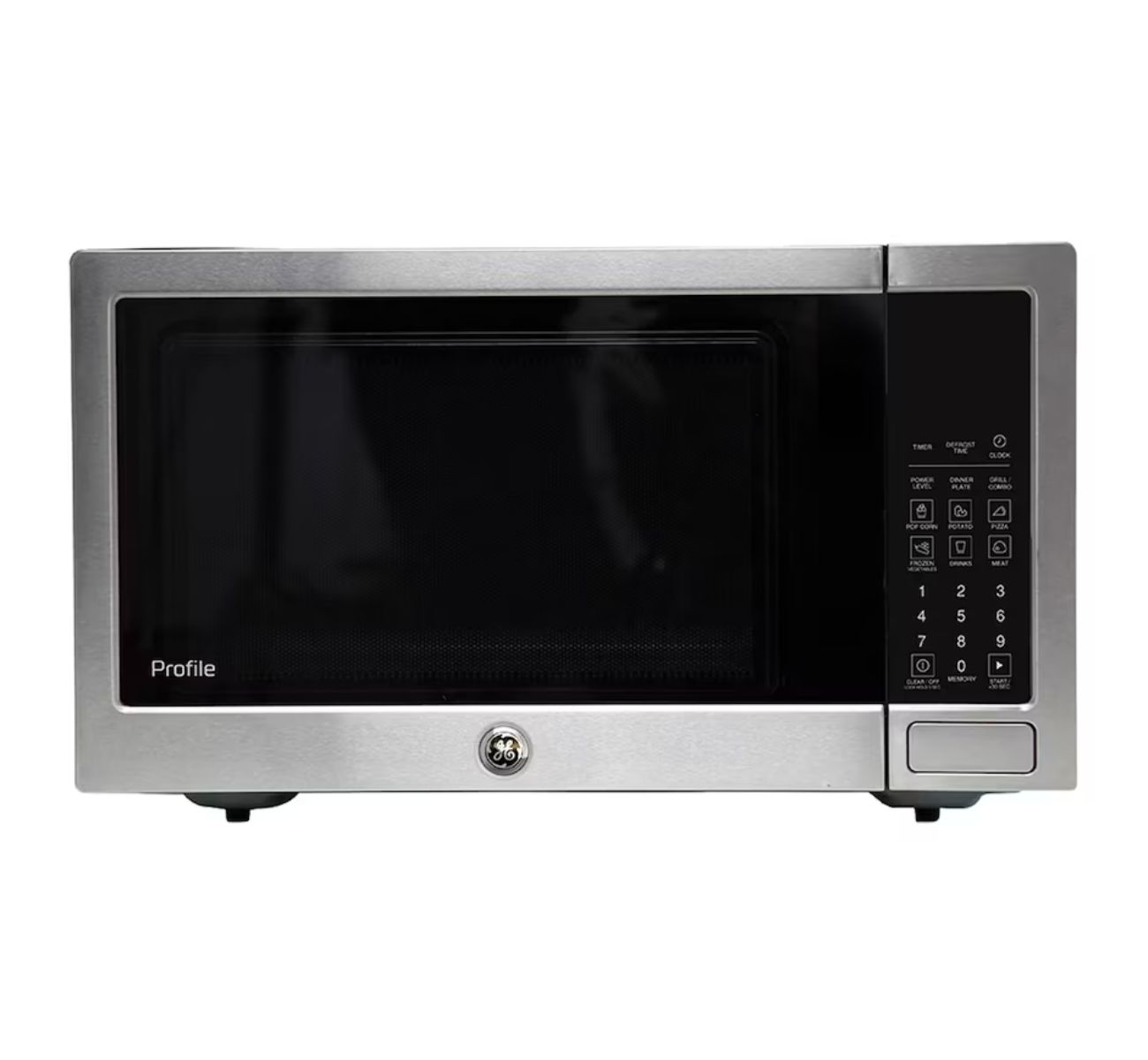 Horno microondas con grill 1.6p3 apertura c/boton acero inox general electric