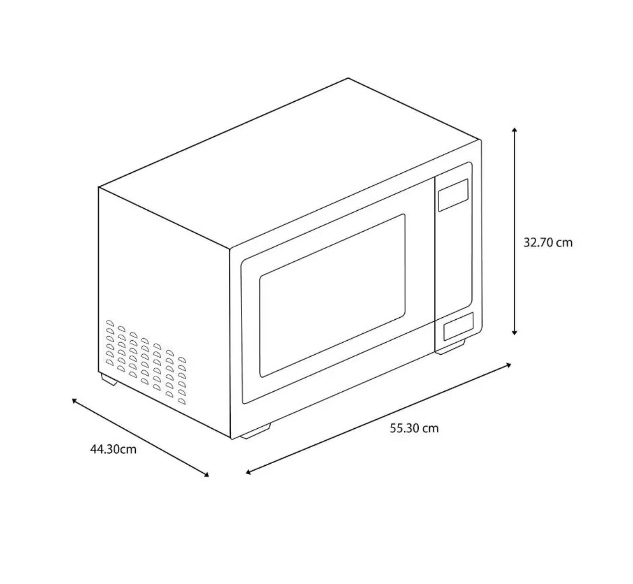 Horno microondas con grill 1.6p3 apertura c/boton acero inox general electric
