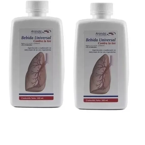 Bebida Universal Contra La Tos De 300 Ml *** 2 piezas***
