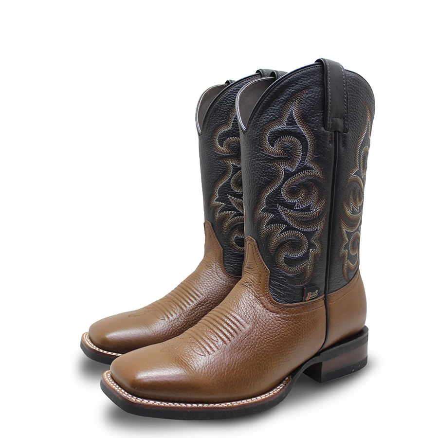 Botas Vaqueras Hombre Justin Boots 5405 Punta Cuadrada Ancha