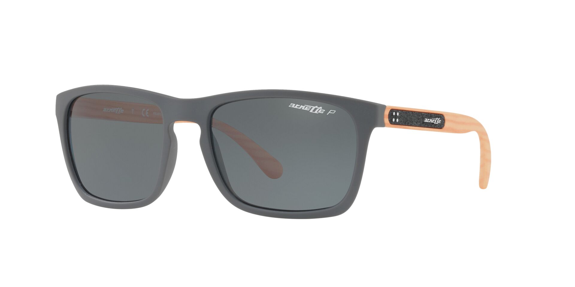 Lente de Sol Arnette Burnside An4236 Polarizado Gris mate y medida 56