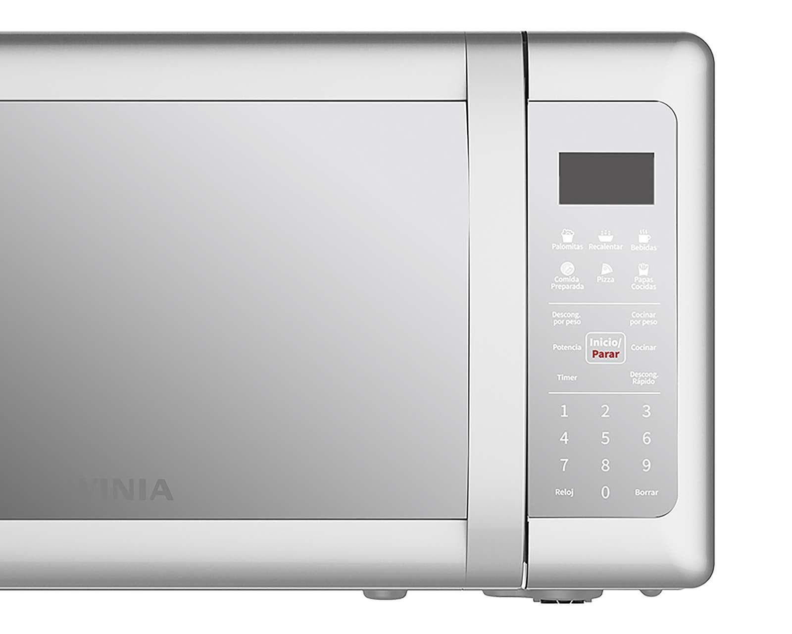 Horno microondas 0.7p3 abierto manija silver winia