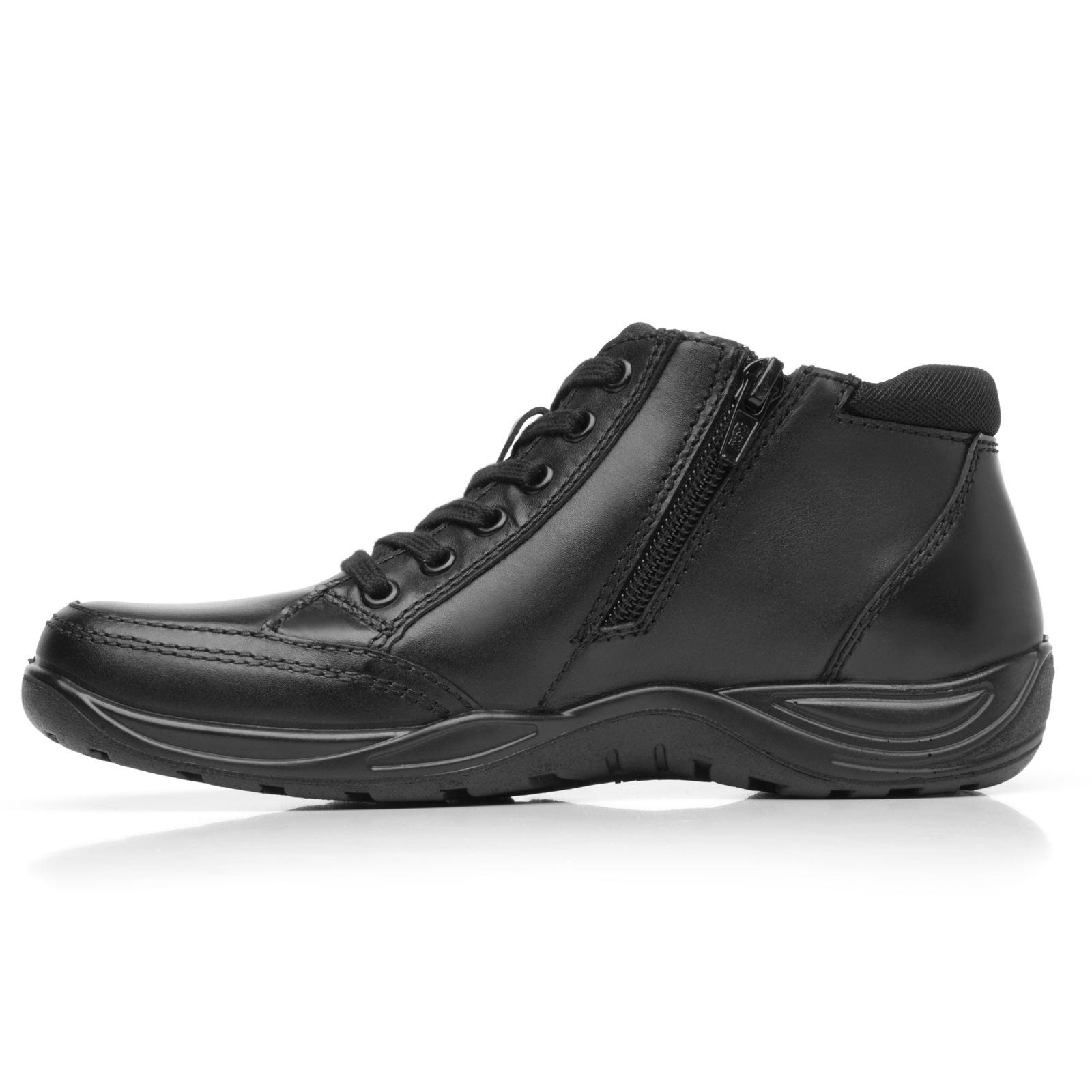 Botín Clásico Escolar Niño Flexi 59918 Negro Recovery Foam»