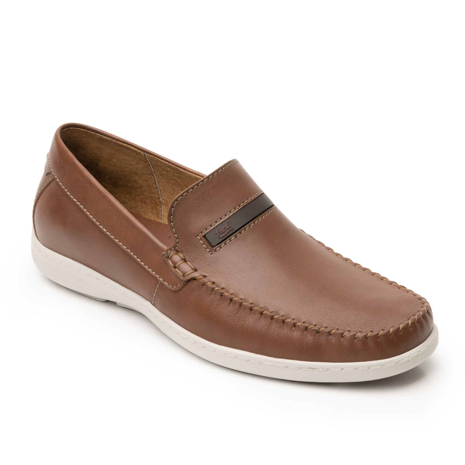 Mocasines Urbanos Flexi Hombre 407402 Tan Extra Ligero Origi