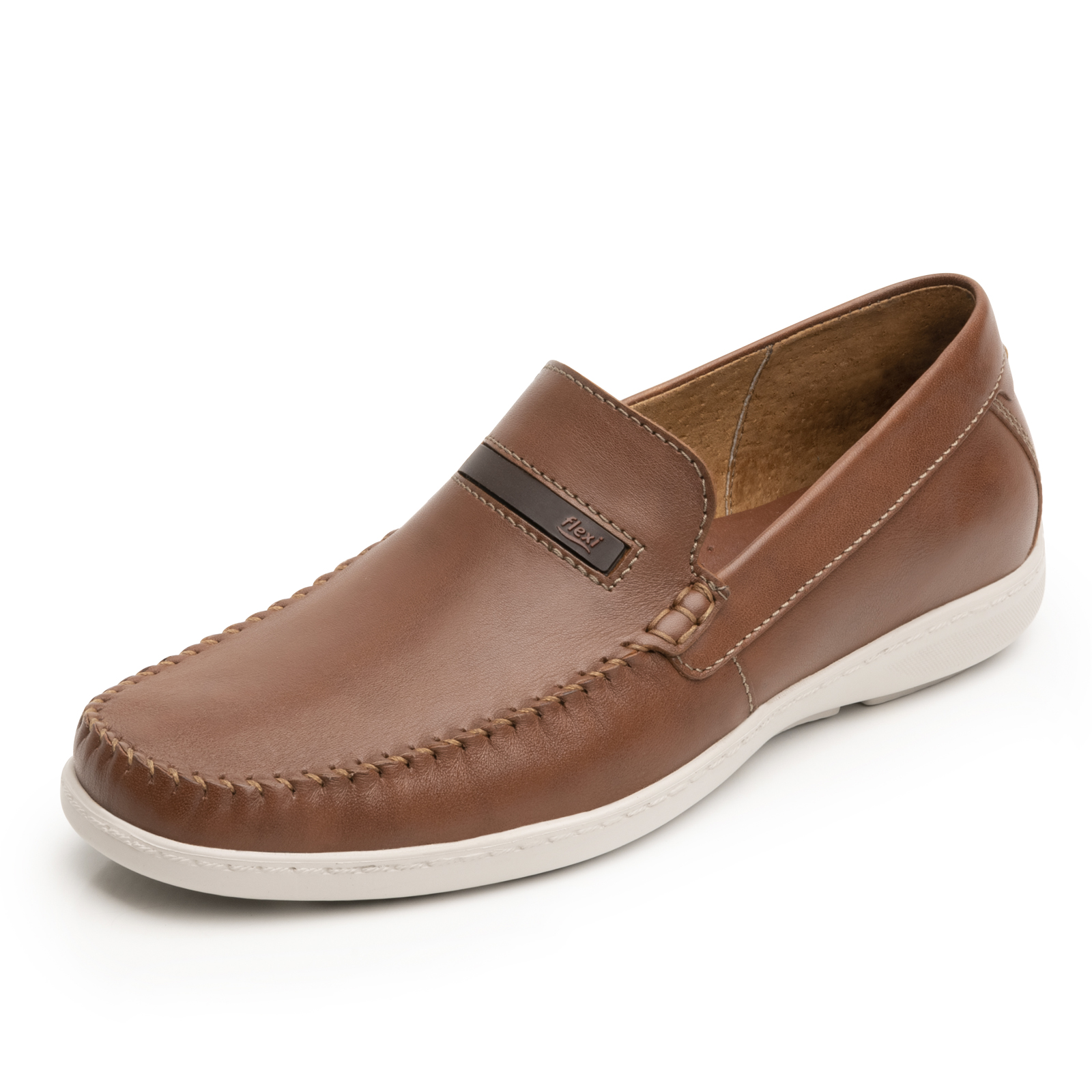 Mocasines Urbanos Flexi Hombre 407402 Tan Extra Ligero Origi