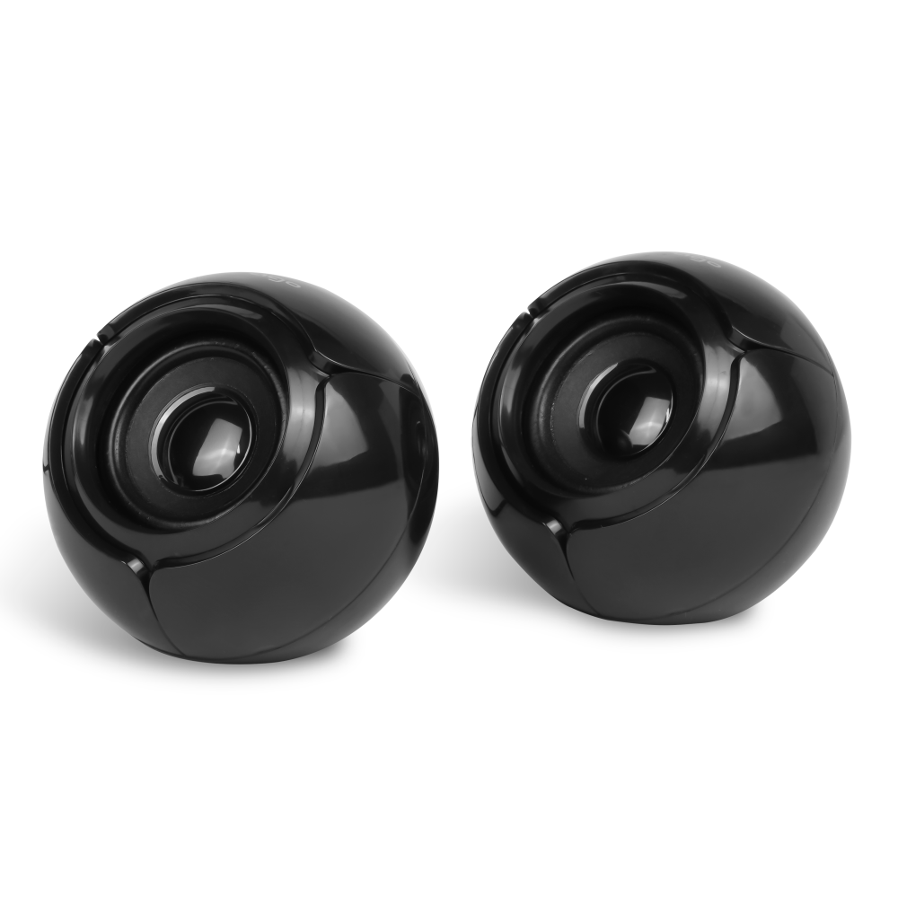 Bocinas Usb Vorago Redondas Spk-105 6w Potencia Plug 3.5mm