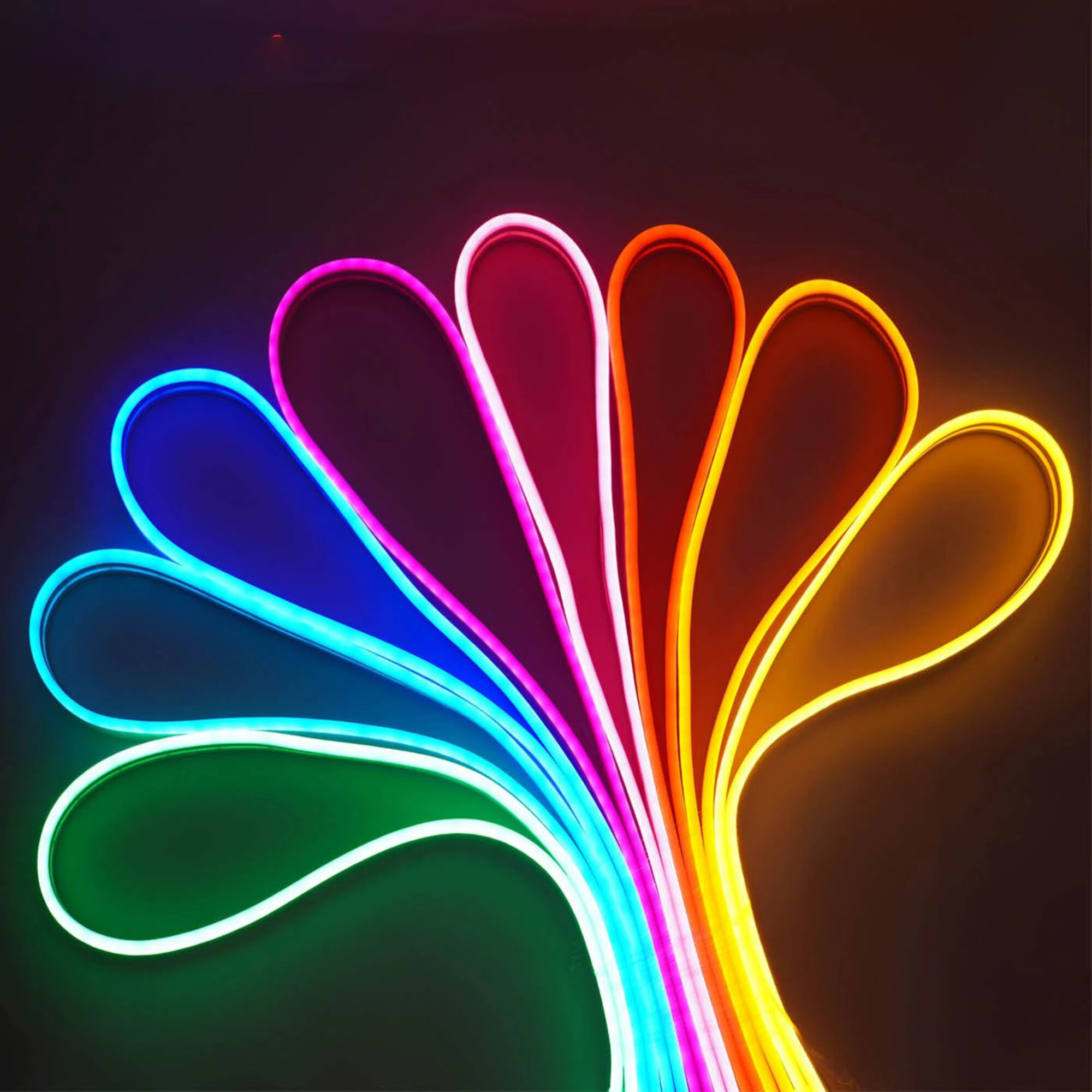 Tira De Luz LED Neon Flexible Strip Light 5 Metros DP-1042 Amarillo