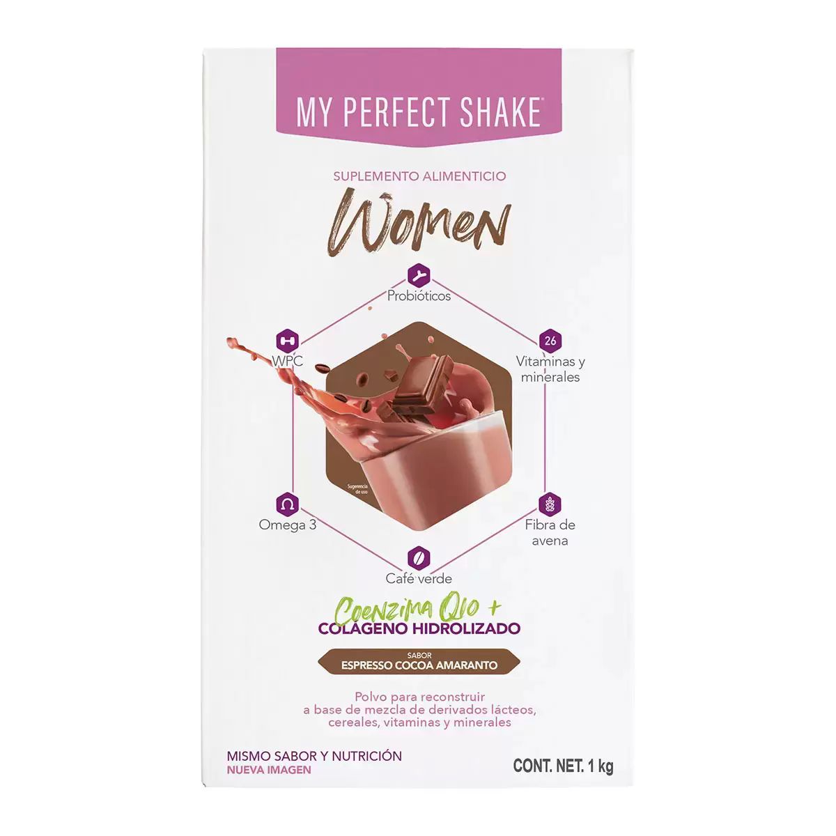 Bebida En Polvo My Perfect Shake Sabor Expresso Cocoa 1kg